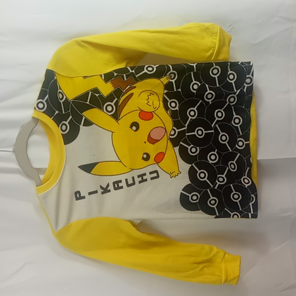 Boys size pikachu pajama top